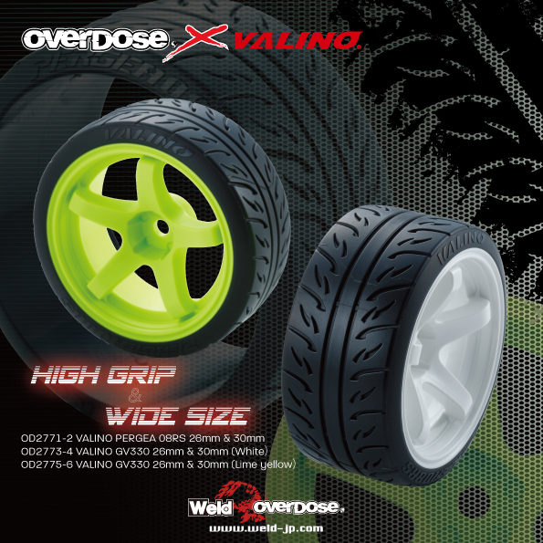 OverDose VALINO タイヤ ホイールセット (タイヤ 3セット12本 ホイール
